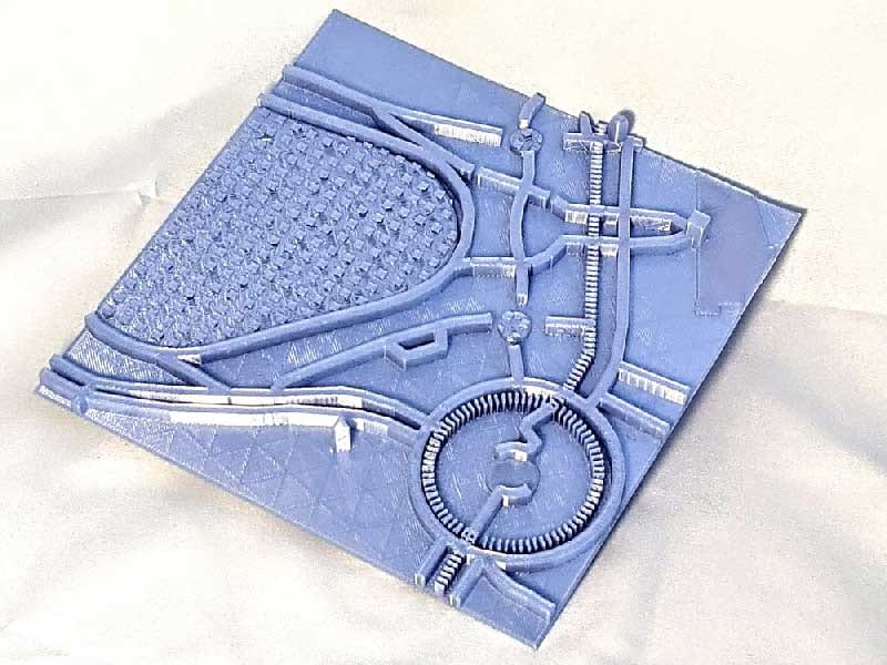 An example of a tactile map made by Maptimzier